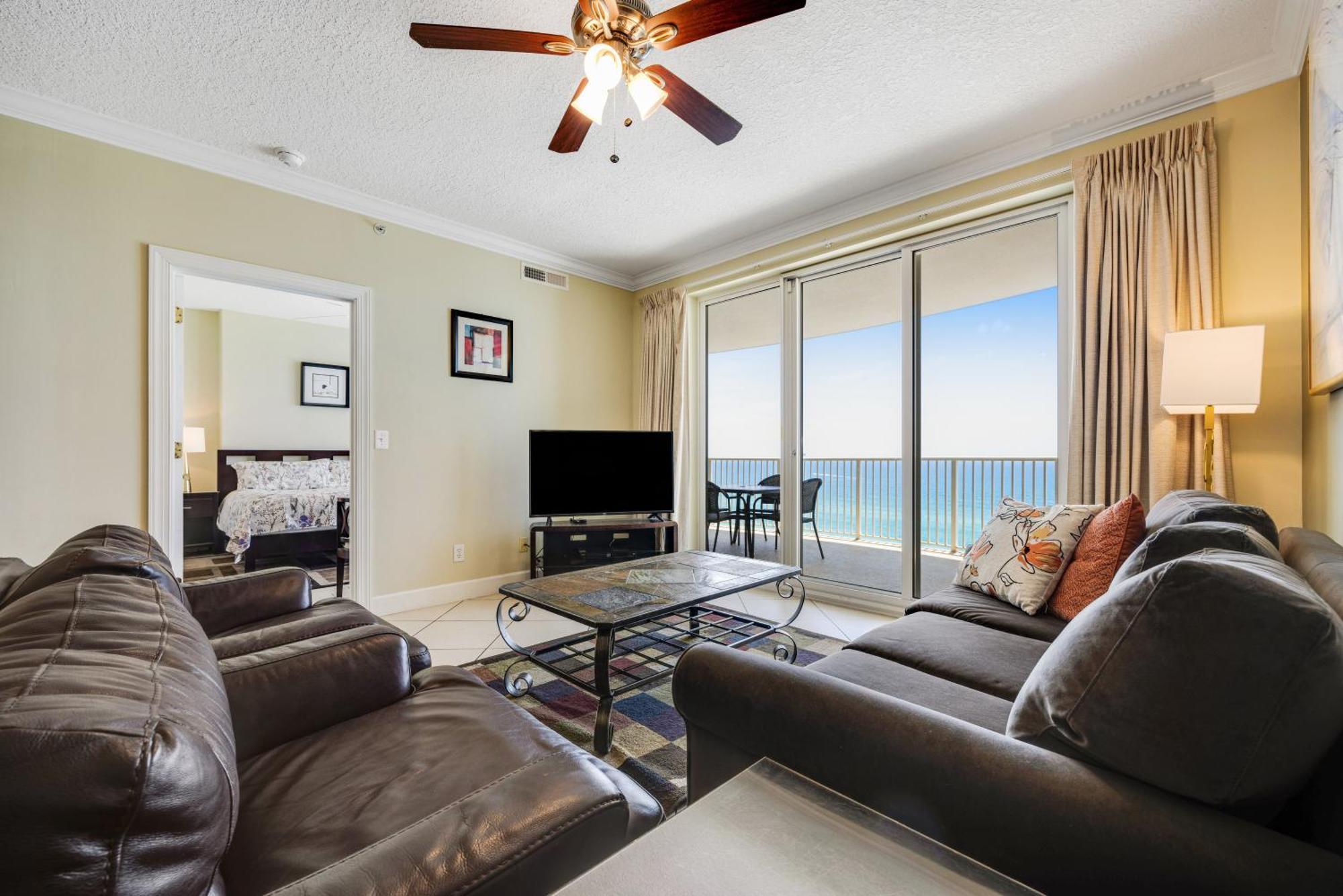 Parking Included-Beachfront 2Bd Ocean Villa! Gorgeous Amenities, Private Complex Panama City Beach Luaran gambar
